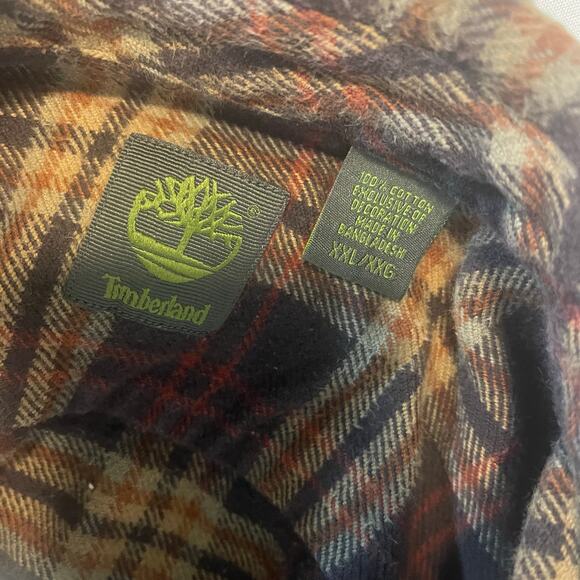 Timberland Mens Flannel Size XXL-Preowned - Picture 1 of 9